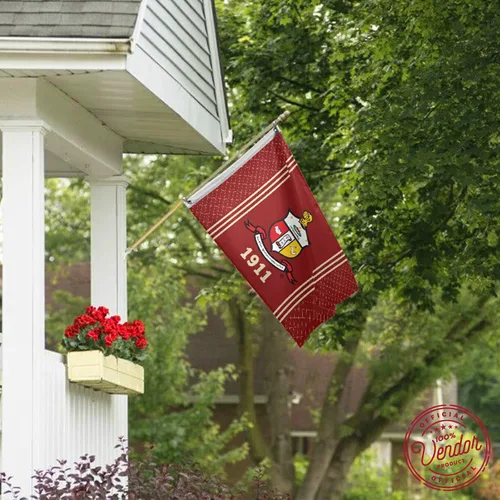 Miniatura 3 de BBGreek Kappa Alpha Psi Fraternity Parafernalia - Bandera grande para colgar en la pared, 3 x 5 pies, diseño con escudo