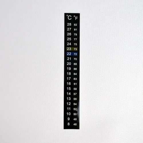 Miniatura 2 de Termómetro adhesivo de fermentador de tiras de cristal 46-82F (8-28C) ideal para kombucha, cerveza, vino, elaboración de cerveza y fermentación