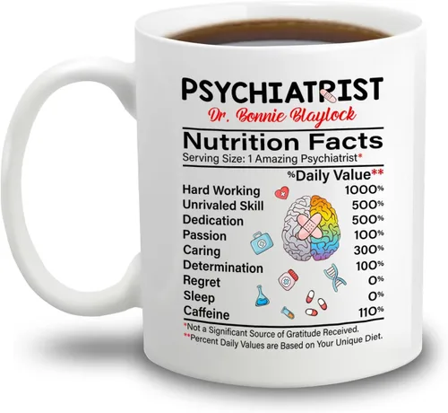 Miniatura 27 de Taza de café personalizada, regalo para graduación de psicólogo, My Degree in Psychology Makes Me Hight Qualified To Judge Everyther, taza de café
