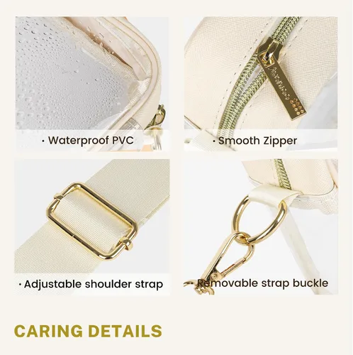 Miniatura 3 de Aveniee Clear Bag Stadium Approved, Clear Purses for Women, Cross body Bag for Concerts with Adjustable Strap
