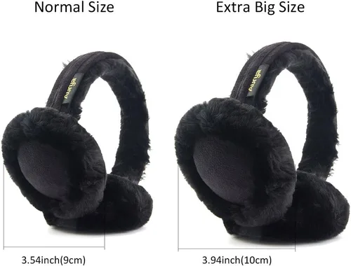 Miniatura 3 de Aurya Orejeras clásicas unisex para invierno y exteriores para mujer