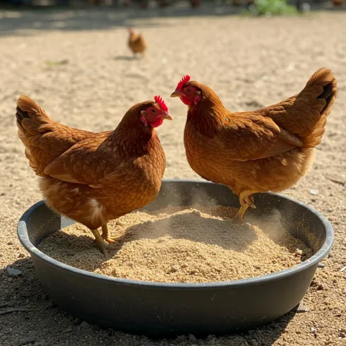 World's Best - Baño de polvo de pollo, mezcla de ceniza de madera natural, arena y polvo fino, seguro para todos los pollos (10 libras)