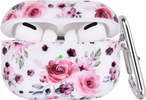 Miniatura 6 de OLEBAND Funda para Airpod de 3ª generación con patrón, tapa dura, antideslizante, compatible con Apple Airpod Pro de 3ª generación, para mujeres