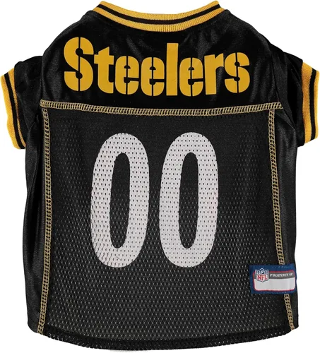 Miniatura 46 de Camiseta para perro de los New Orleans Saints, de la NFL, talla: L, el mejor atuendo de camiseta de fútbol americano para perros o gatos, con Santos
