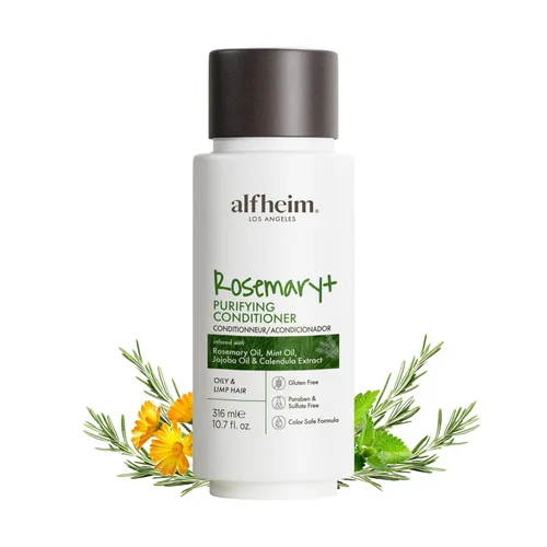 Miniatura 14 de ALFHEIM Coffee+ Acondicionador espesante para cabello fino, fino y débil con cafeína, biotina y aceite de café arábica, fórmula fortalecedora