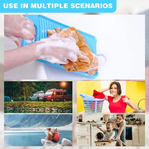 Miniatura 4 de MZD Tabla pequeña de plástico, para lavado de playeras de niños
