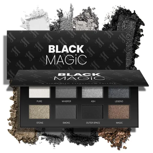 Miniatura 26 de MAKI YIKA Paleta de sombra de ojos blanca mate para mujer, sombra de ojos en polvo blanco pigmentado para ojos marrones, paleta de maquillaje