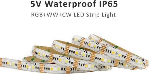 Miniatura 2 de GLEDOPTO Zigbee RGBCCT - Tira de luz LED USB de 6.6 ft, compatible con dispositivo Zigbee Zll Link, control de voz Amazon Alexa Echo, tira de luz