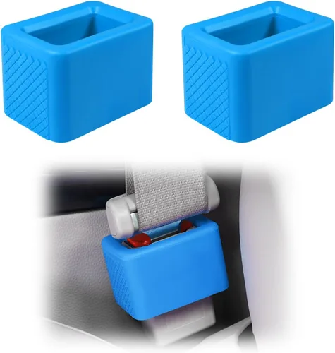 Miniatura 13 de 2 soportes para hebilla de cinturón de seguridad, hebilla de silicona para cinturón de seguridad para un fácil acceso, el fijador de hebilla