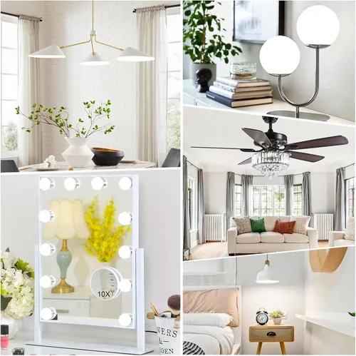 Miniatura 3 de MAXvolador Bombillas LED E12 equivalentes a 60 W, color blanco neutro 4000 K, bombillas de candelabro de base pequeña CRI de 600 lúmenes, 6 W