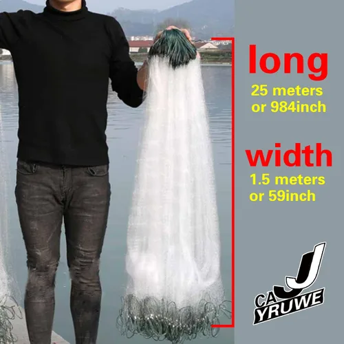 Miniatura 3 de Folding Fish Sticky Net Three Layer Mesh Nylon Floating Fishing Net Automatically Trap Catch Stick More Fish Easily Portable Folded Reuse Durable