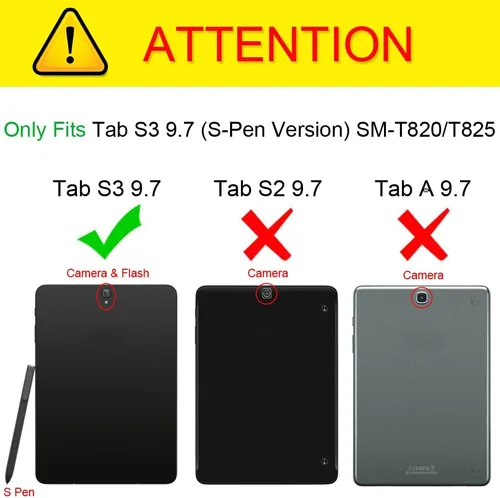 Miniatura 2 de Fintie, funda tipo libro Samsung Tab S3 9.7, Z-flor