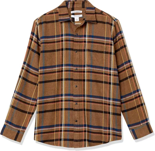 Miniatura 6 de Tienda Essentials Camisa de franela de manga larga para hombre (disponible en tallas grandes y altas)