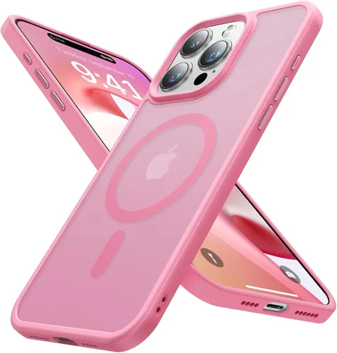 Miniatura 8 de Funda magnética para iPhone 12 Pro Max, [nunca amarilla] [compatible con MagSafe] Protección militar contra caídas de 10 pies, a prueba de golpes