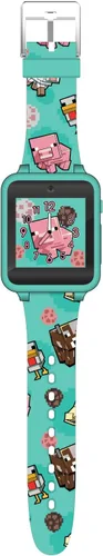 Miniatura 5 de Minecraft - Reloj inteligente para niños con pantalla táctil, 10 caras de reloj, juegos, cámara, alarma, temporizador, contador de pasos