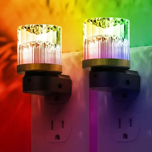 Miniatura 9 de L LOHAS LED - Luces nocturnas enchufables en la pared, temperatura de color ajustable 3000K/4000K/5000K, luz nocturna de burbujas con sensor