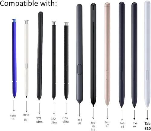 Miniatura 3 de (5 puntas suaves) OEM Tab S9 /S10 Puntas de repuesto para Samsung Galaxy Tab S9/S9 FE/S10FE/S10 Stylus, puntas de repuesto para bolígrafo Tab S9 FE