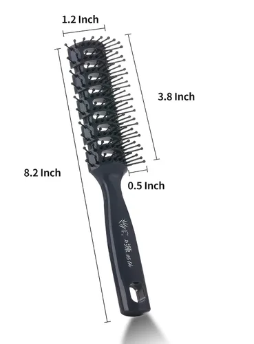 Miniatura 2 de PERFEHAIR Cepillo de pelo ventilado para secar con secador, peinar cabello largo, corto, fino, grueso, seco o húmedo, libre de estática y resistente