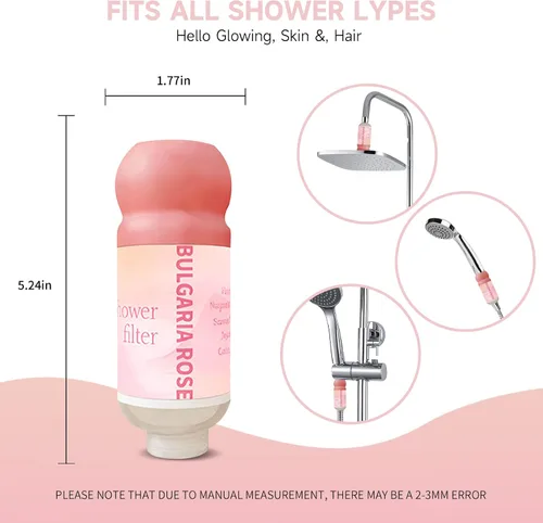 Miniatura 3 de Filtro de ducha con vitamina C para agua dura, purificador suavizante de aromaterapia, terapia de aromaterapia, fácil instalación, piel y cabello