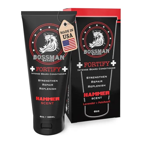 Miniatura 22 de Bossman Fortify - Acondicionador intenso para barba para hombres (aroma de diligencia), hidrata, repone y protege con ingredientes naturales