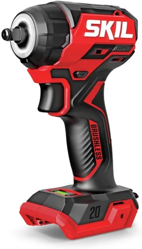 Miniatura 7 de SKIL PWR CORE 20 Kit de llaves de impacto de par medio de 20 V 1/2 pulgadas sin escobillas que incluye batería de 4.0 Ah y cargador automático