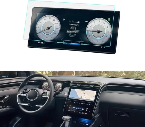 Miniatura 11 de LUWU - Protector de pantalla de Santa Cruz para Hyundai Santa Cruz (SE/SEL) 2022-2024, pantalla táctil de 8 pulgadas, protector de navegación 9H