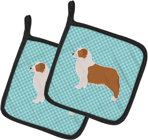 Miniatura 402 de Caroline's Treasures BB3567PTHD - Juego de soportes para ollas de cocina resistentes al calor, almohadillas calientes para cocinar, hornear, Copo