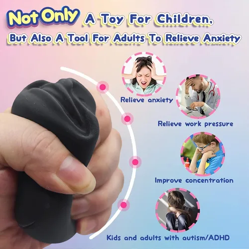 Miniatura 5 de Juguete sensorial antiestrés para aliviar el estrés y la ansiedad para adultos, adolescentes y niños, regalo divertido para cumpleaños, Navidad