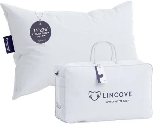 Miniatura 10 de Lincove Euro - Almohada cuadrada de 24 x 24 pulgadas, fabricada en Canadá, funda 100% algodón, relleno alternativo al plumón, apto para veganos