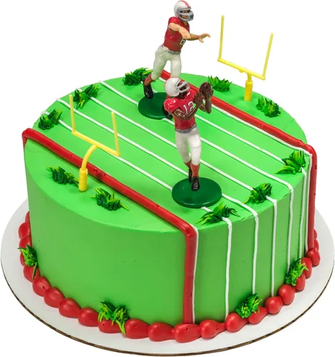 Miniatura 3 de Decoración de pasteles DecoSet con touchdown de fútbol americano