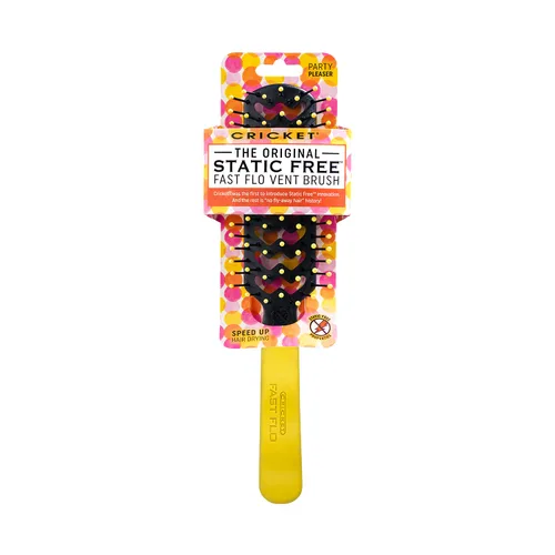 Miniatura 2 de Cricket Static Free Fast Flo Color Vent Hair Brush - Secado rápido y con secador, desenredante y peinado sin encrespamiento - Cerdas antiestáticas