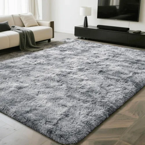 Miniatura 11 de Alfombra Corredor Suave de Pelo Largo para Dormitorio, 2 x 6 pies, alfombras esponjosas con parte inferior antideslizante para pasillo, junto a
