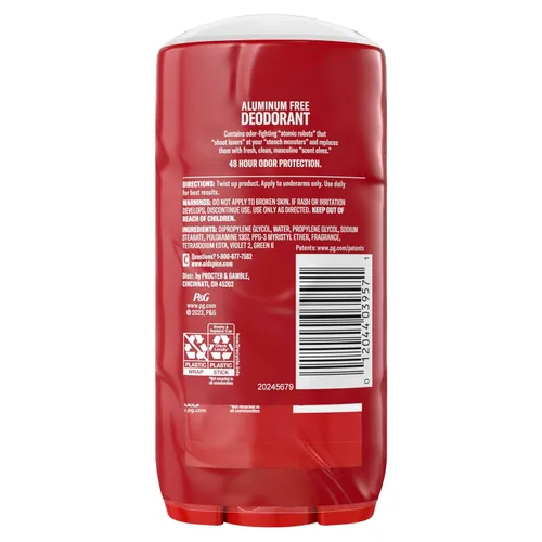 Miniatura 9 de Old Spice Desodorante sin aluminio para hombres, alta resistencia, protección del sudor 24/7 y protección contra olores, frescura 24/7 y aroma
