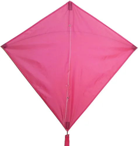 In the Breeze Cometa de diamante de color sólido, 30 pulgadas Rosado