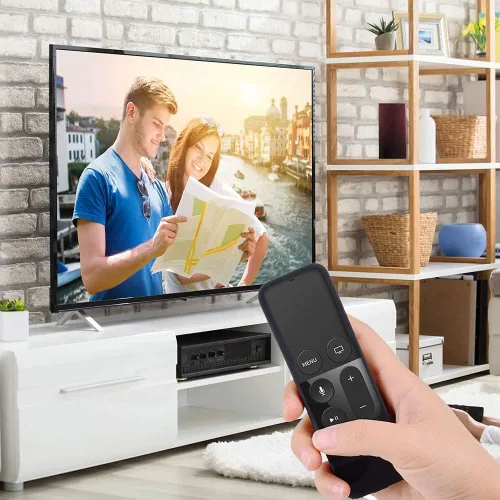 Miniatura 3 de Funda compatible con Apple TV 4K/4ª generación Remoto Peso Ligero Antigolpes Cubierta de Silicona para Controlador para Apple TV Siri Remote