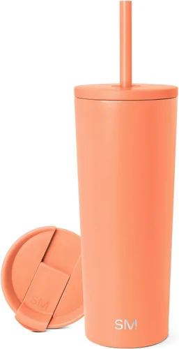 Miniatura 57 de Simple Modern- Vaso con aislamiento, c/tapa y pajilla Taza de viaje Botella de agua de ac. inox. reutilizable Unisex Colecc. Classic 24 oz