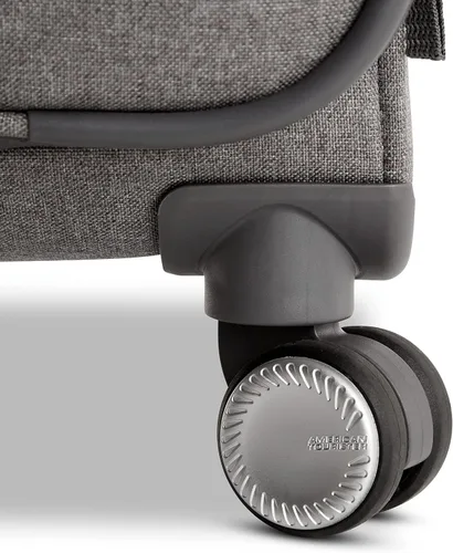 Miniatura 4 de AMERICAN TOURISTER Whim Softside - Maleta expandible con ruedas giratorias, Gris (Dove Grey), Juego de 2 piezas (maleta de manomediana), Whim