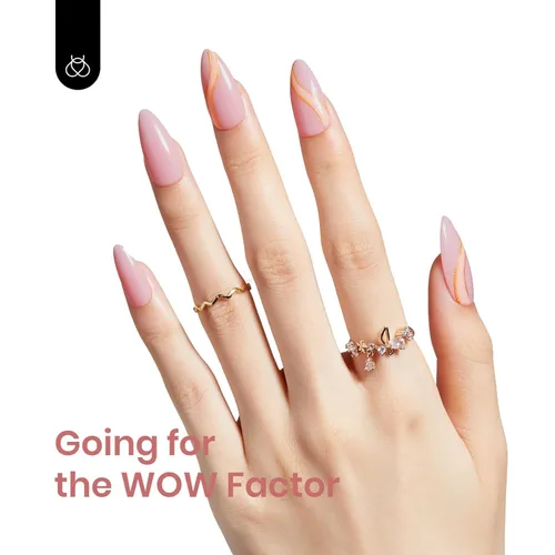 Miniatura 3 de Beetles - Esmalte de uñas de gel rosa de 0.51 onzas líquidas, esmalte de uñas de gel rosa nude, lámpara LED UV, arte de uñas de larga duración, E