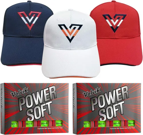 Miniatura 16 de Volvik Power Soft Explosive Ball Speed Golf Balls Set de regalo
