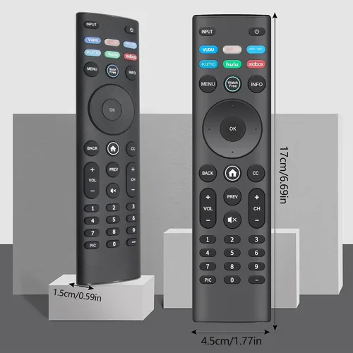 Miniatura 6 de Paquete de 2: control remoto universal MYHGRC para VIZIO Smart TV, control remoto de repuesto Vizio TV con 6 botones de acceso directo para Vizio
