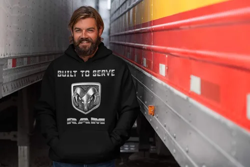 Miniatura 3 de Guts and Glory RAM, CONSTRUIDO PARA SERVIR RAM Trucks, sudadera con capucha Dodge Trucks