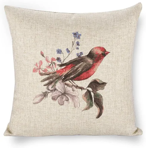 Miniatura 9 de Golddfinch - Funda de almohada de lino de 18 x 18 pulgadas, funda de cojín decorativa de doble cara para sofá, cama, silla y automóvil