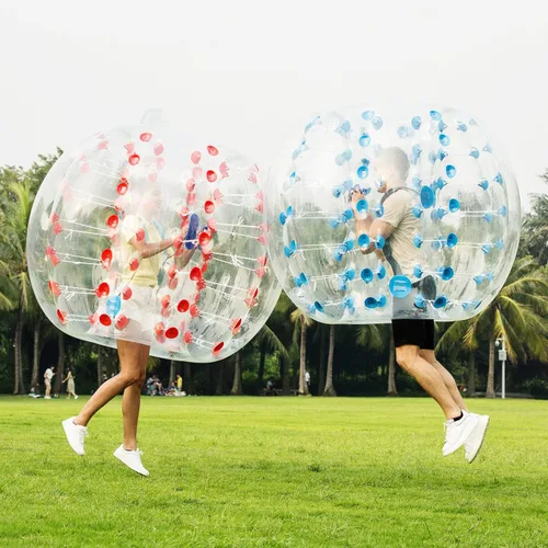 Miniatura 2 de Balones burbuja de fútbol inflables para adolescentes/adultos, bola de Zorb para el cuerpo de 1,2 m/1,5 m de diámetro, 1 paquete