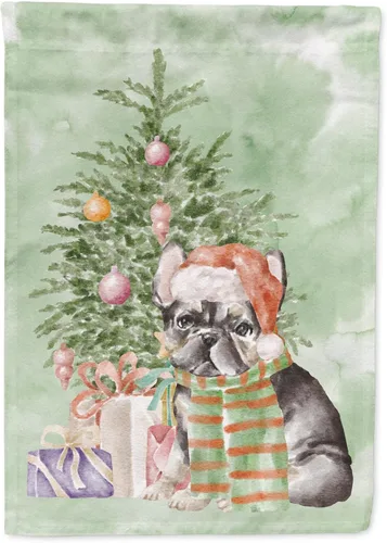 Miniatura 10 de Caroline's Treasures CK8213GF Bulldog Inglés #2 Regalos de Navidad y árbol de jardín Bandera de buzón Bandera decorativa para patio exterior, patio