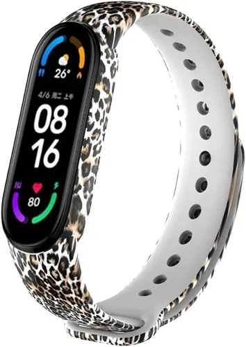 compatible con Xiaomi Mi Smart Band 6 5 correa, pulsera de repuesto de silicona colorida cómoda para deporte suave transpirable con marco para
