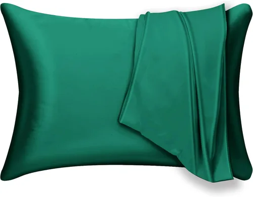 Miniatura 16 de Juego de 2 fundas de almohada de seda de morera para cabello y piel, con cremallera oculta. Ambos lados 19 Momme a prueba de alérgenos, suave