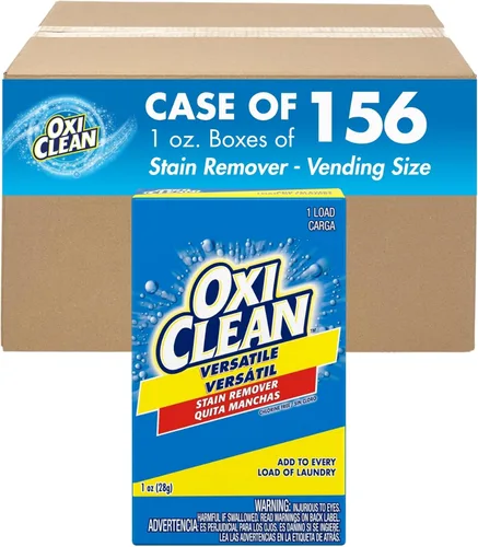 OxiClean - Removedor de manchas versátil profesional, Coin Vend, 1 onza, carga individual, (paquete de 156)
