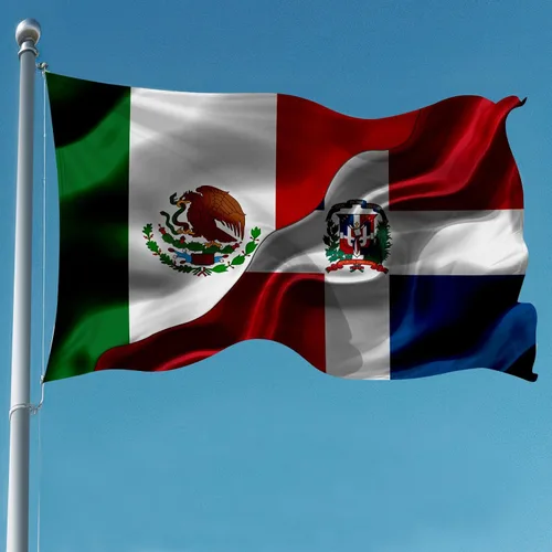 Miniatura 17 de Bandera guatemalteca de Guatemala y El Salvador de 3 x 5 pies de doble cara impresa para interiores y exteriores, bandera decorativa de tela