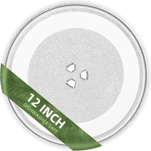 Miniatura 19 de Placa de microondas de 12.75 pulgadas de repuesto para placa de vidrio de microondas WB49X10129 GE, LG 3390W1A027A y Kenmore placa de vidrio