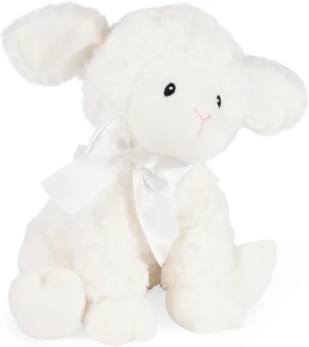 Miniatura 2 de GUND Baby Lena Lamb Keywind - Peluche musical, reproduce canciones de cuna de Brahms, juguete sensorial para bebés de 10 meses en adelante, blanco